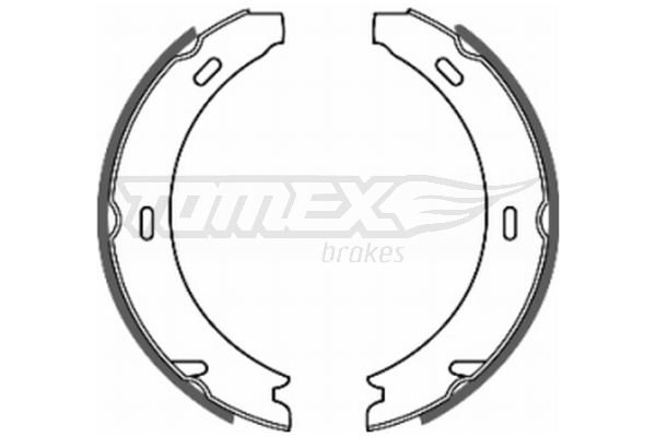 Sada brzdových čeľustí TOMEX Brakes